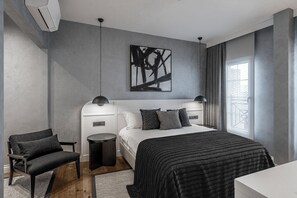 Toetasjesleilighet – premium, 2 soverom | Sengetøy av topp kvalitet og senger med Select Comfort-madrass