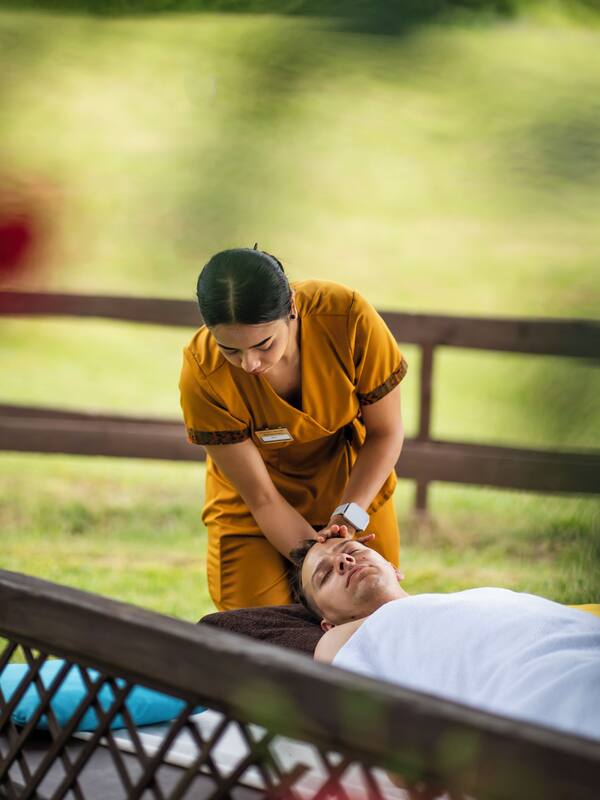 Massage in der Unterkunft