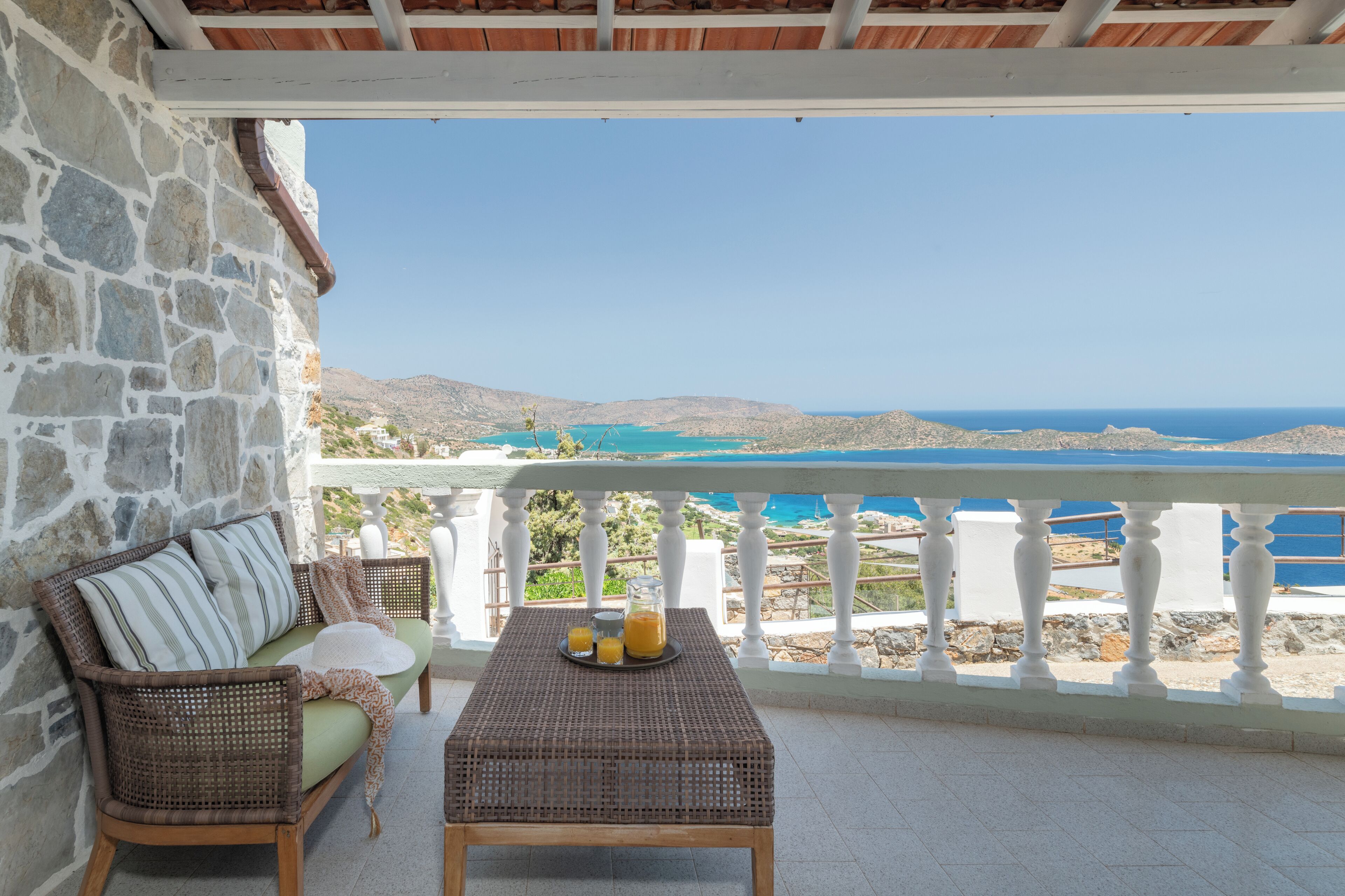 Studio, 1 Double Bed, Sea View | Terrace/patio