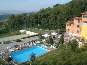 Aerial view - Hotel Tortorina (Urbino)