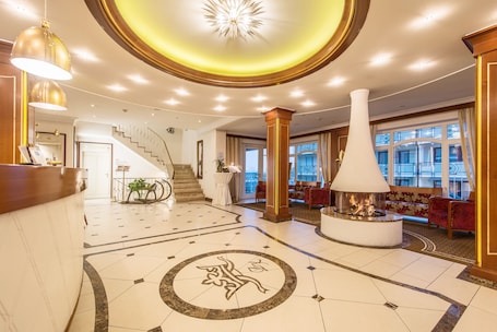 Lobby. Hotel Dreiflüssehof