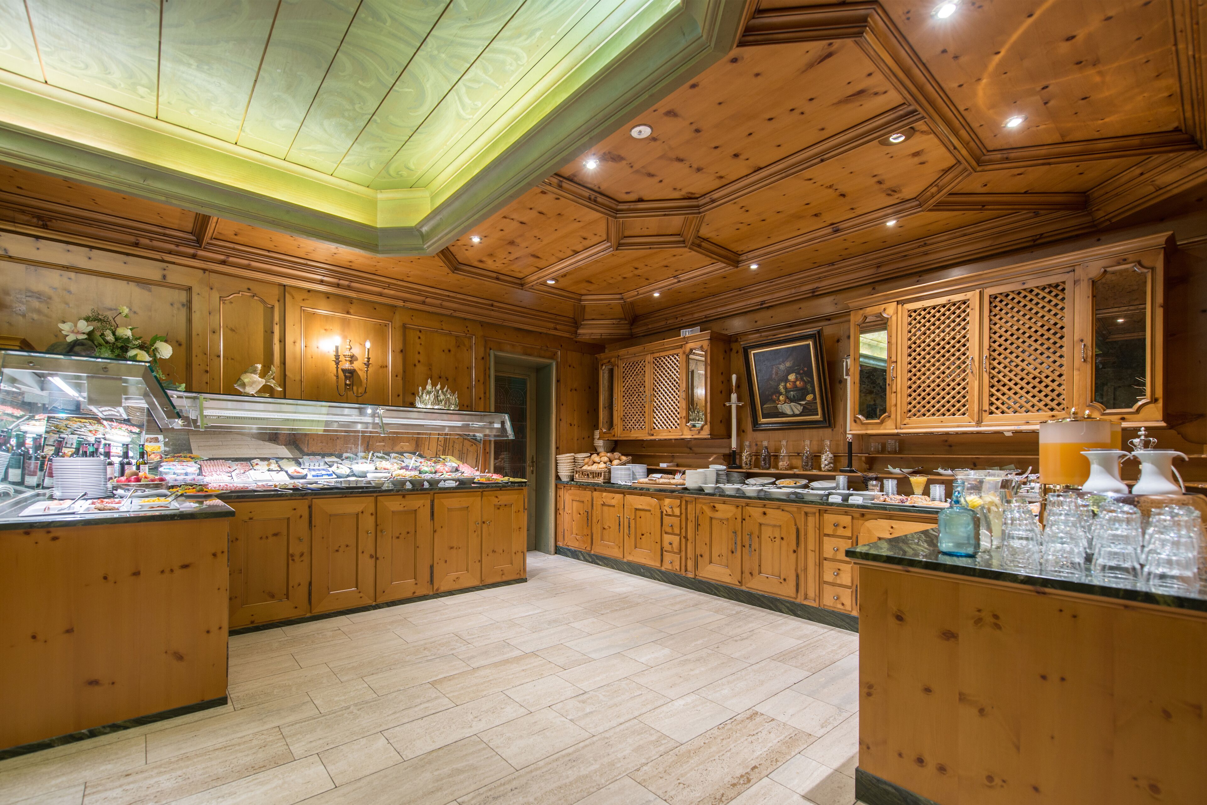 daily buffet breakfast (eur 14 per person)