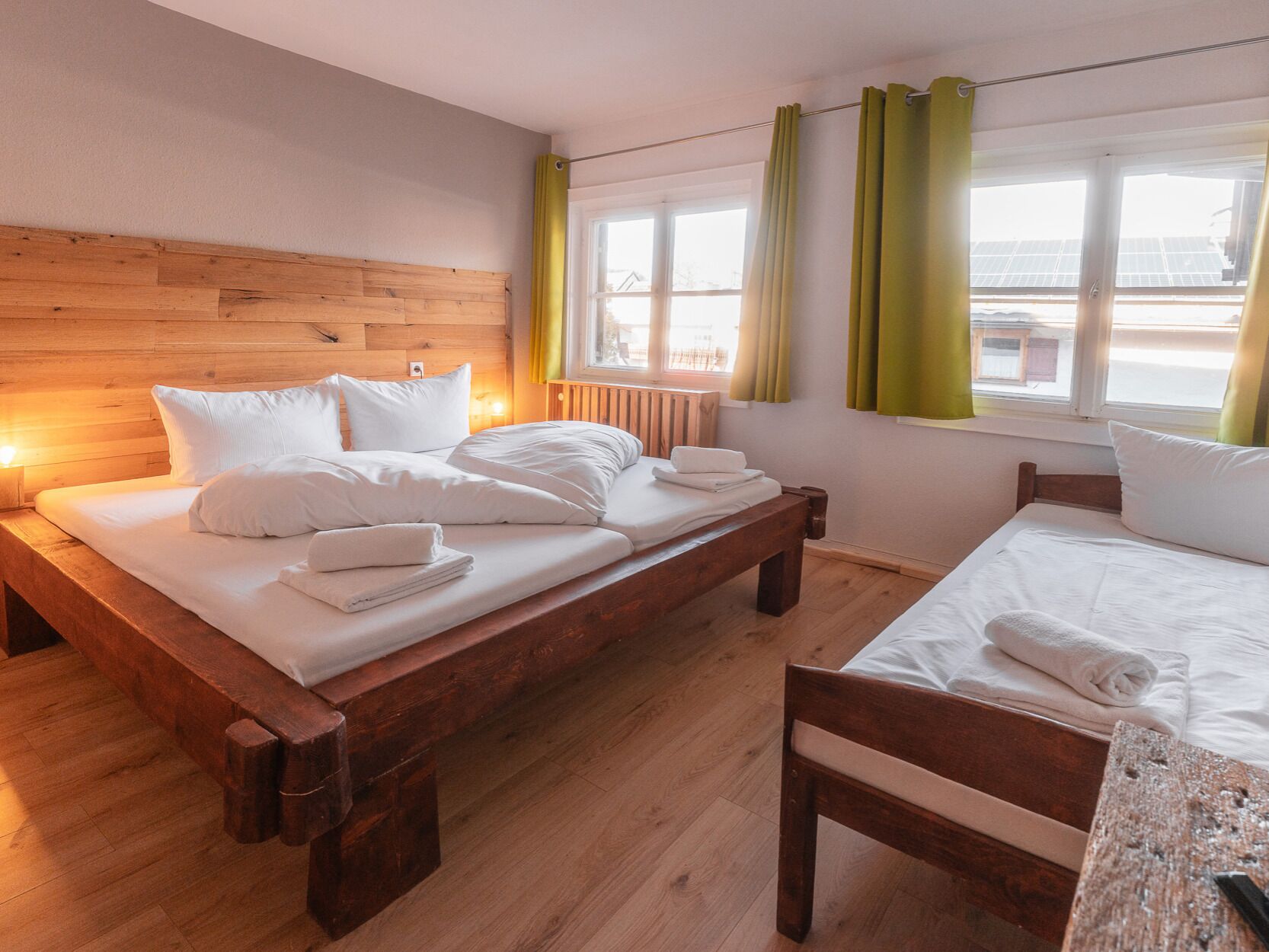 Dreibettzimmer, Gemeinschaftsbad