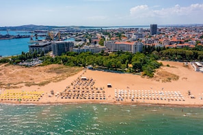 Private beach
