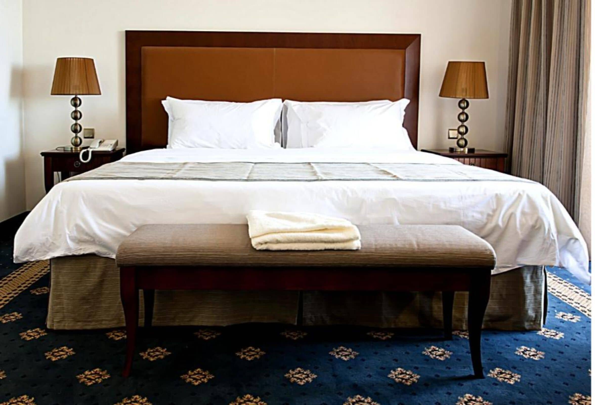 Select Comfort beds, minibar, in-room safe, soundproofing