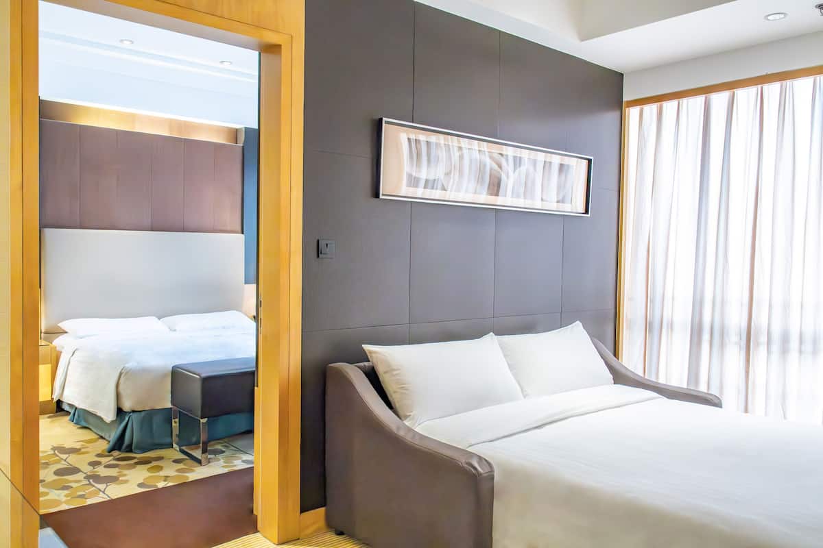 1 Schlafzimmer, hochwertige Bettwaren