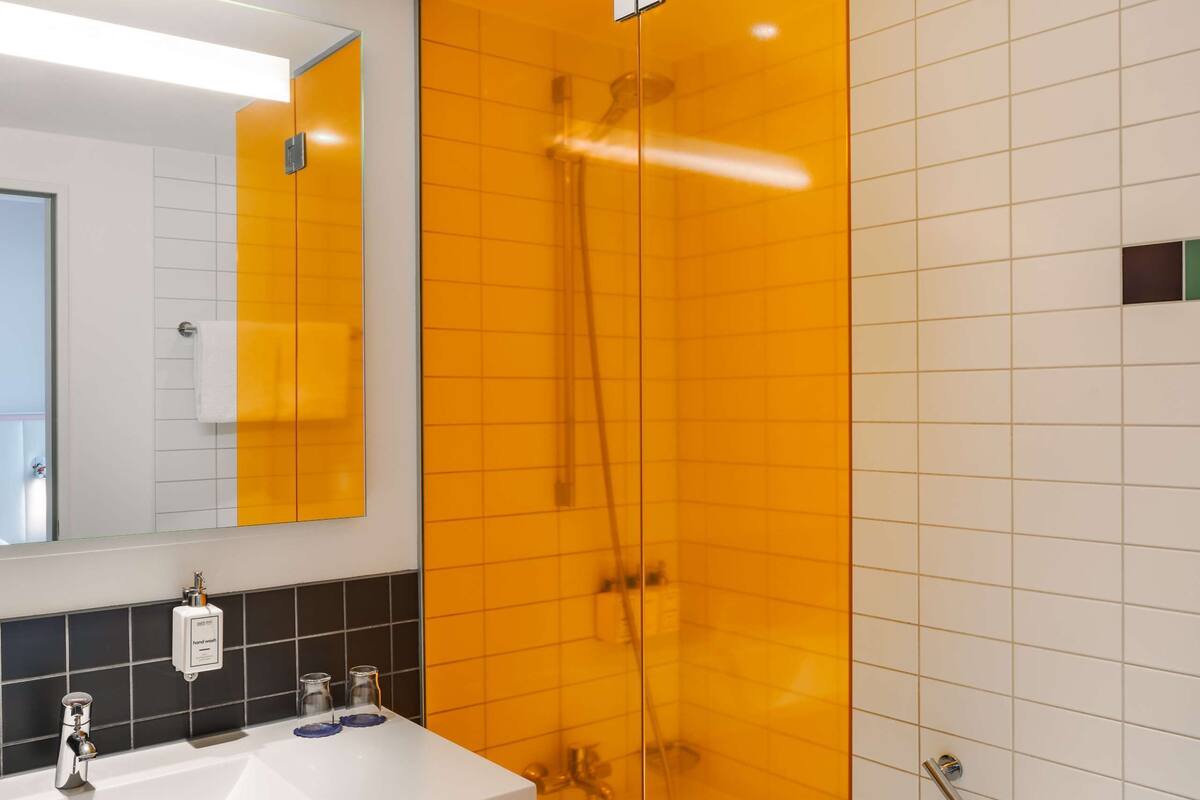 superior room, balcony | bathroom | shower, eco-friendly toiletries, hair dryer, towels