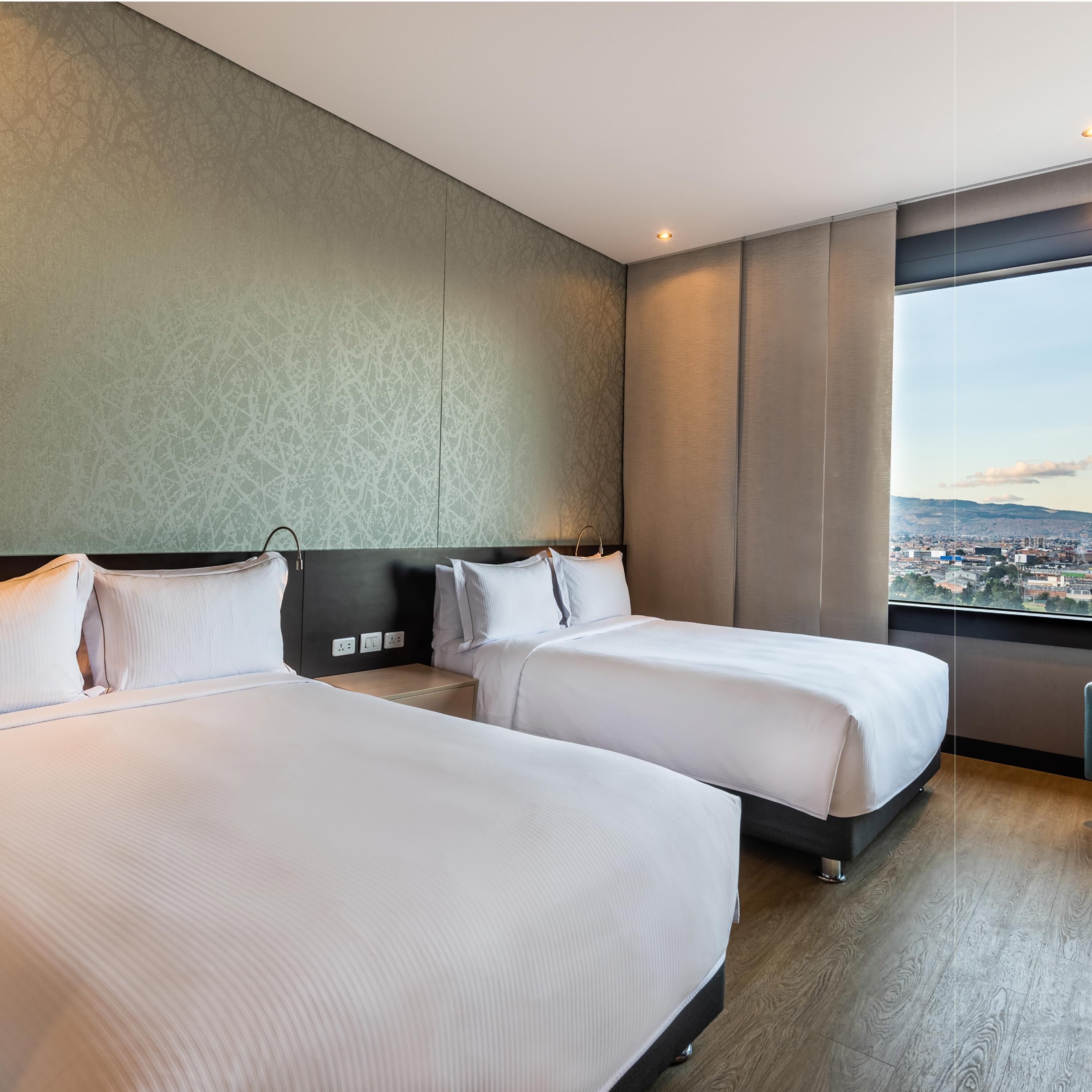 Zimmer, 2 Doppelbetten