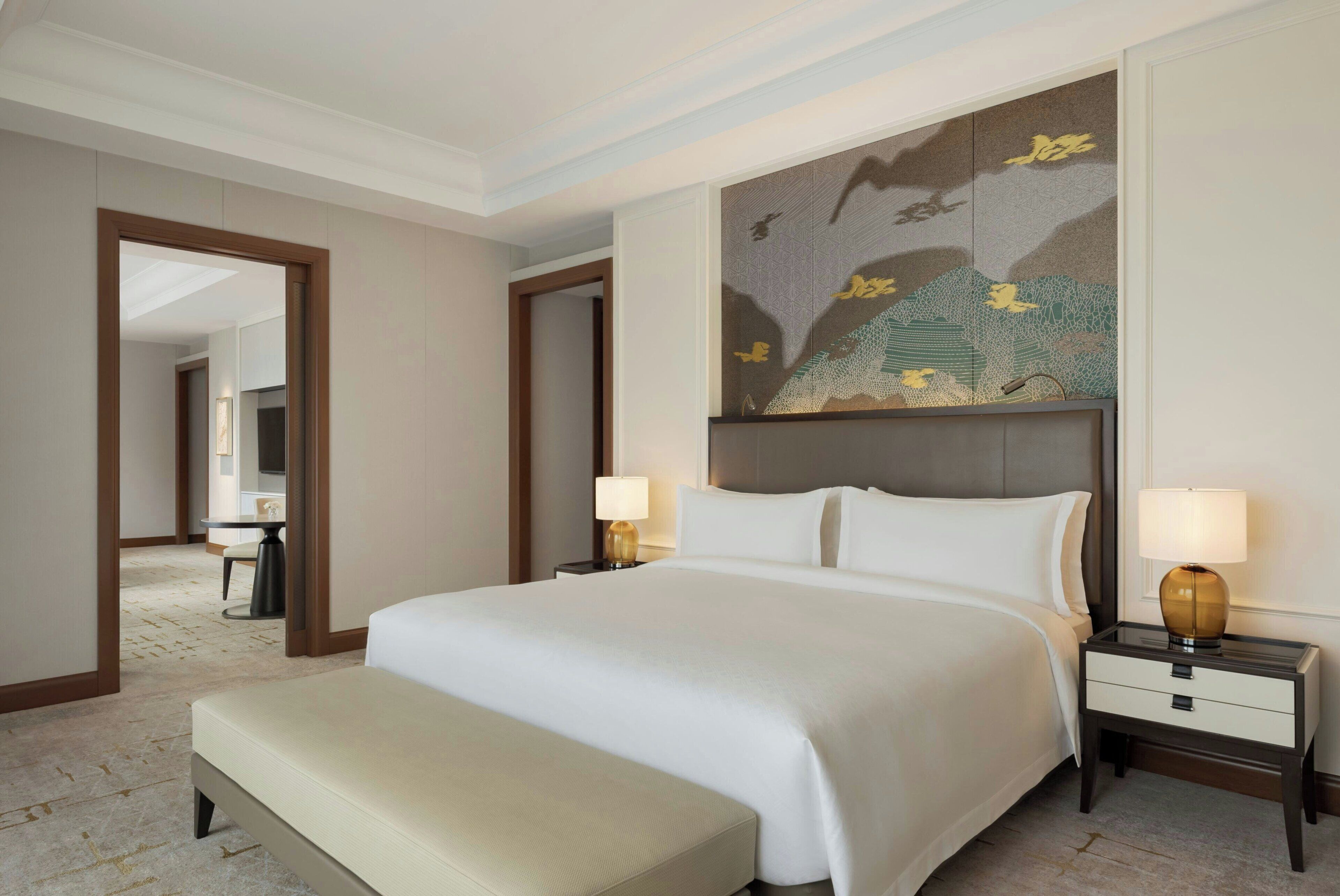 Grand Suite, 1 King Bed, City View | Down duvets, minibar, in-room safe, desk