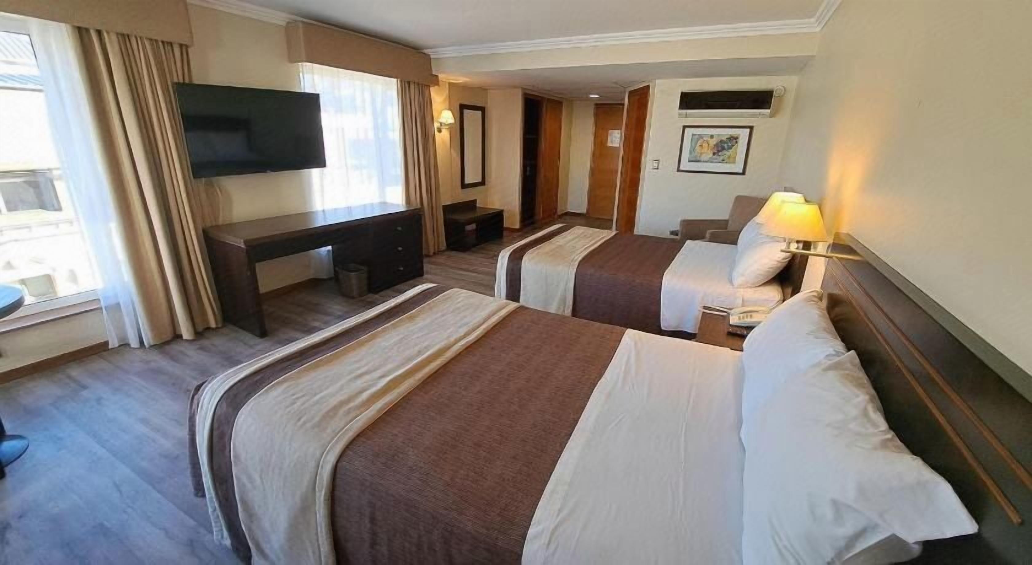 Minibar, in-room safe, desk, blackout curtains