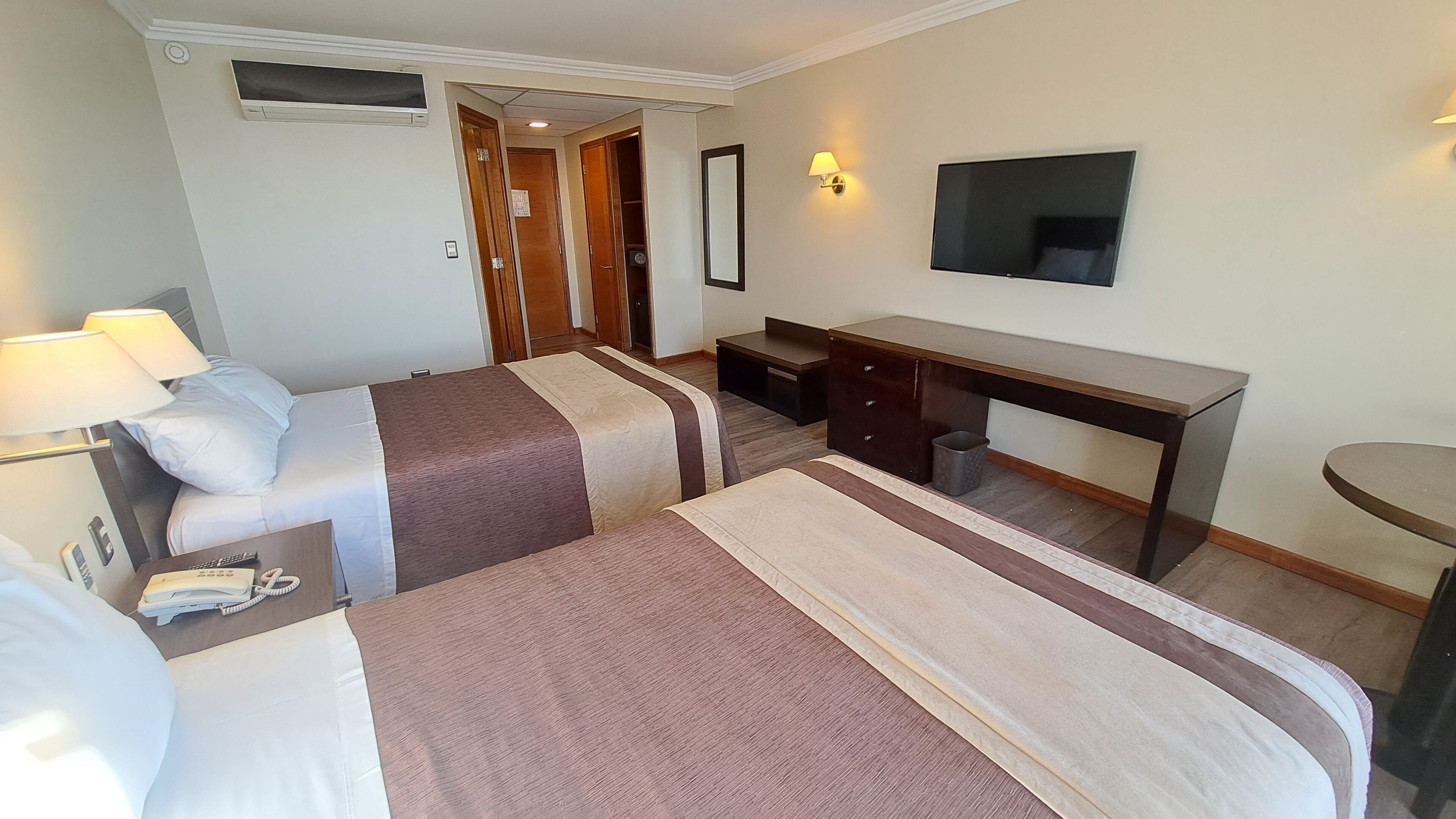 double room, city view | minibar, in-room safe, desk, blackout curtains