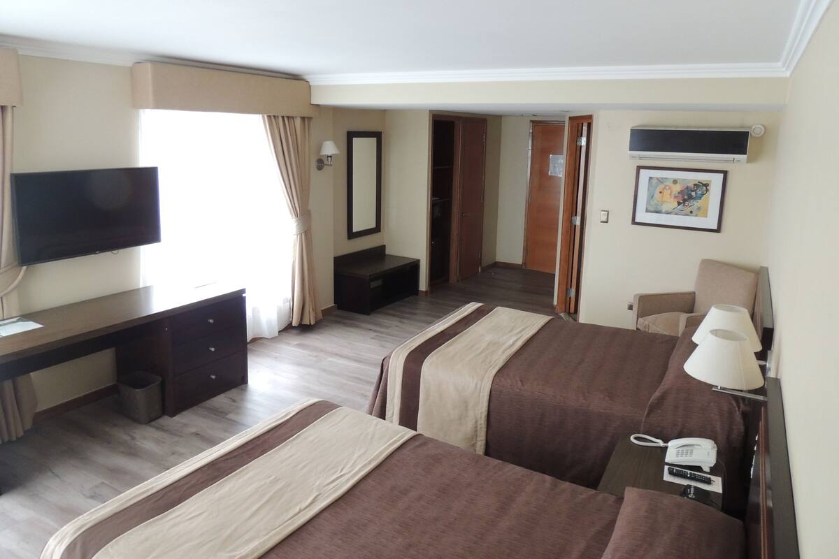Minibar, in-room safe, desk, blackout curtains