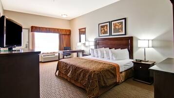 Ropa de cama hipoalergénica y escritorio