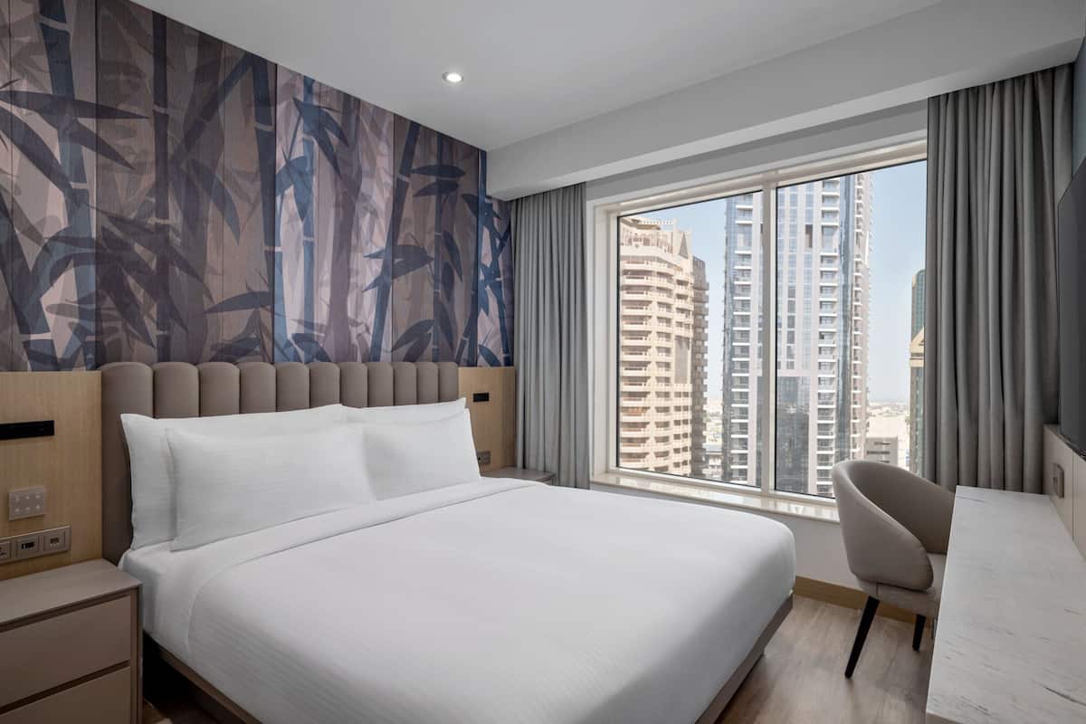 Premium bedding, down comforters, Select Comfort beds, in-room safe