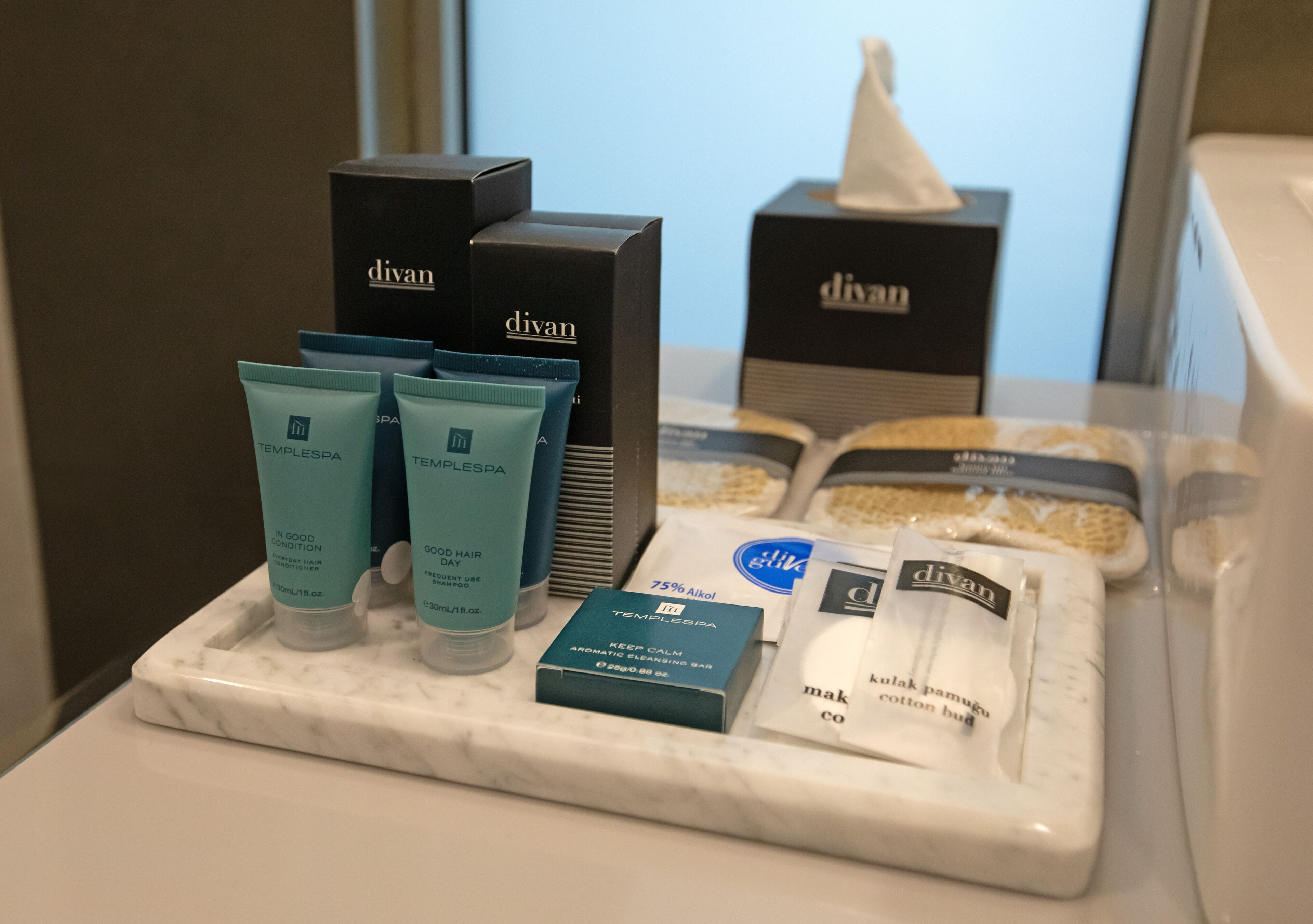 shower, rainfall showerhead, eco-friendly toiletries, hair dryer