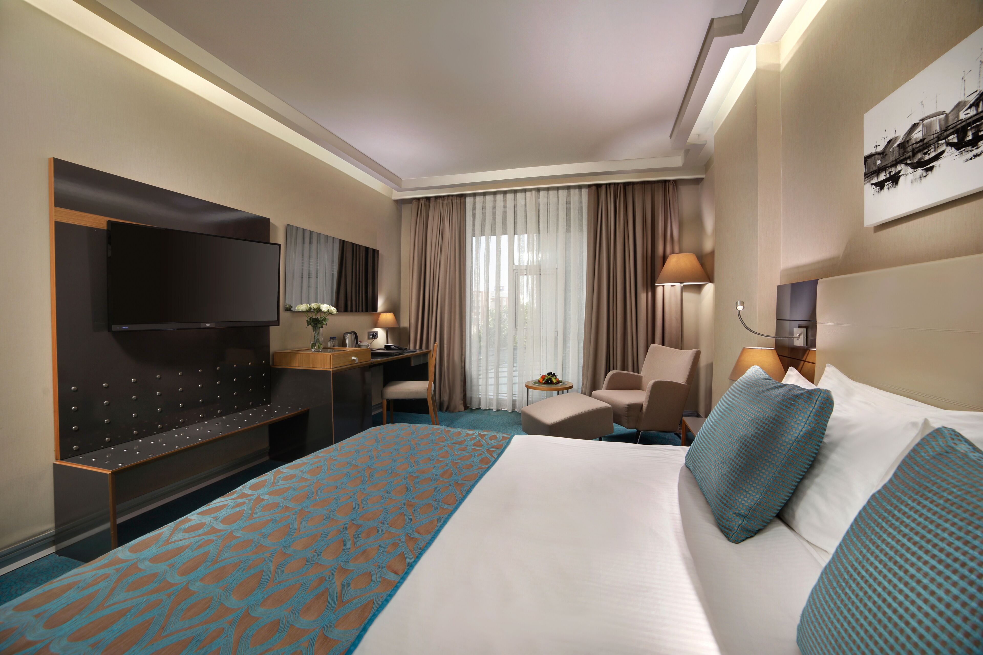 standard double room, 1 king bed | 1 bedroom, premium bedding, down duvets, minibar