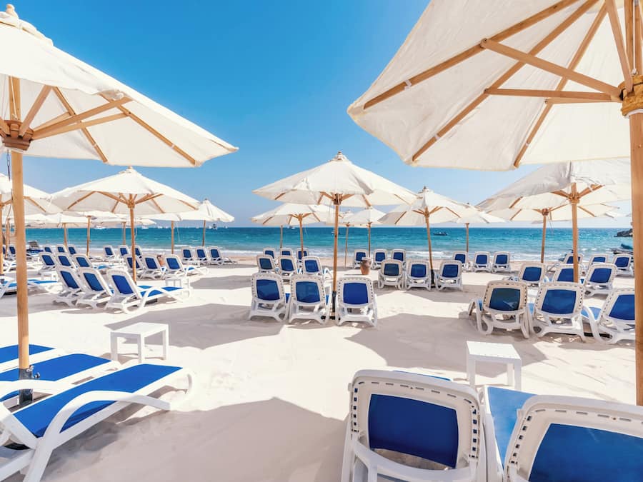 Plage privée, serviettes de plage