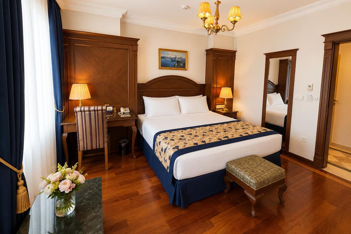 Premium bedding, minibar, in-room safe, desk
