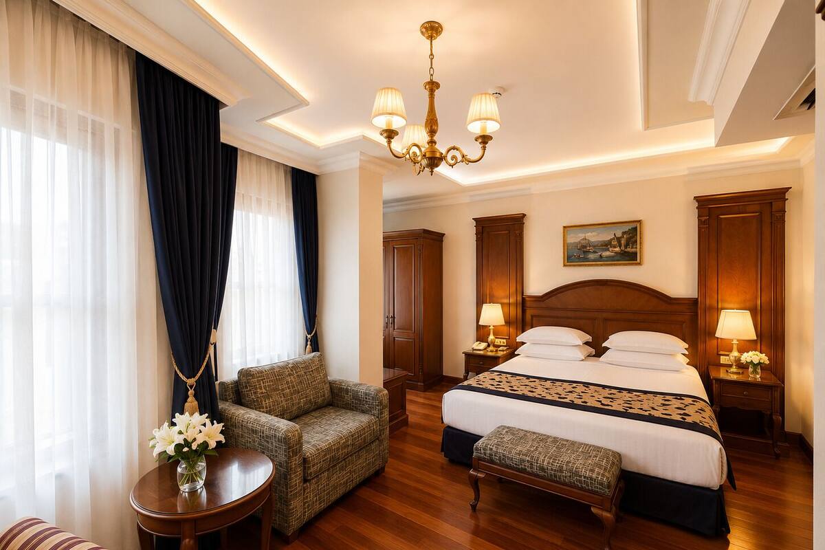 Premium bedding, minibar, in-room safe, desk