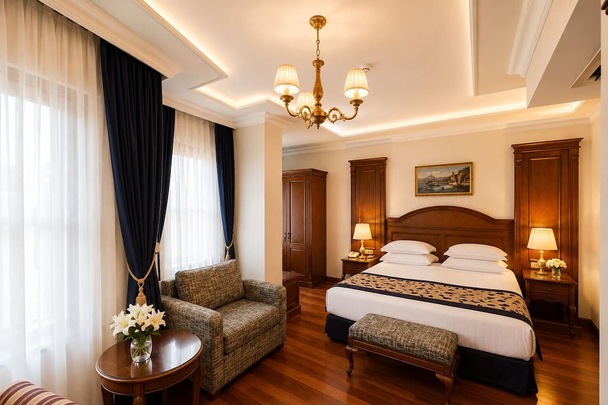 Premium bedding, minibar, in-room safe, desk