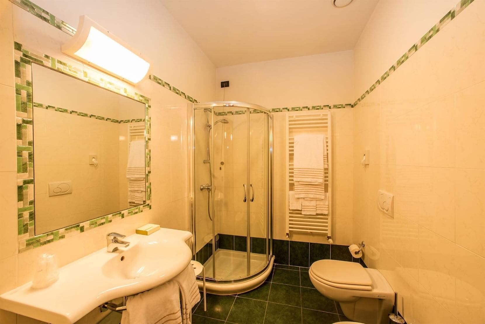 free toiletries, bidet, towels