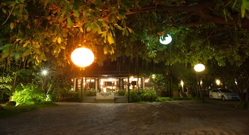 Front of property - evening/night