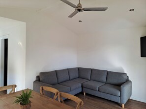 2 Bedroom Superior Cabin | Living area | Flat-screen TV, ping pong