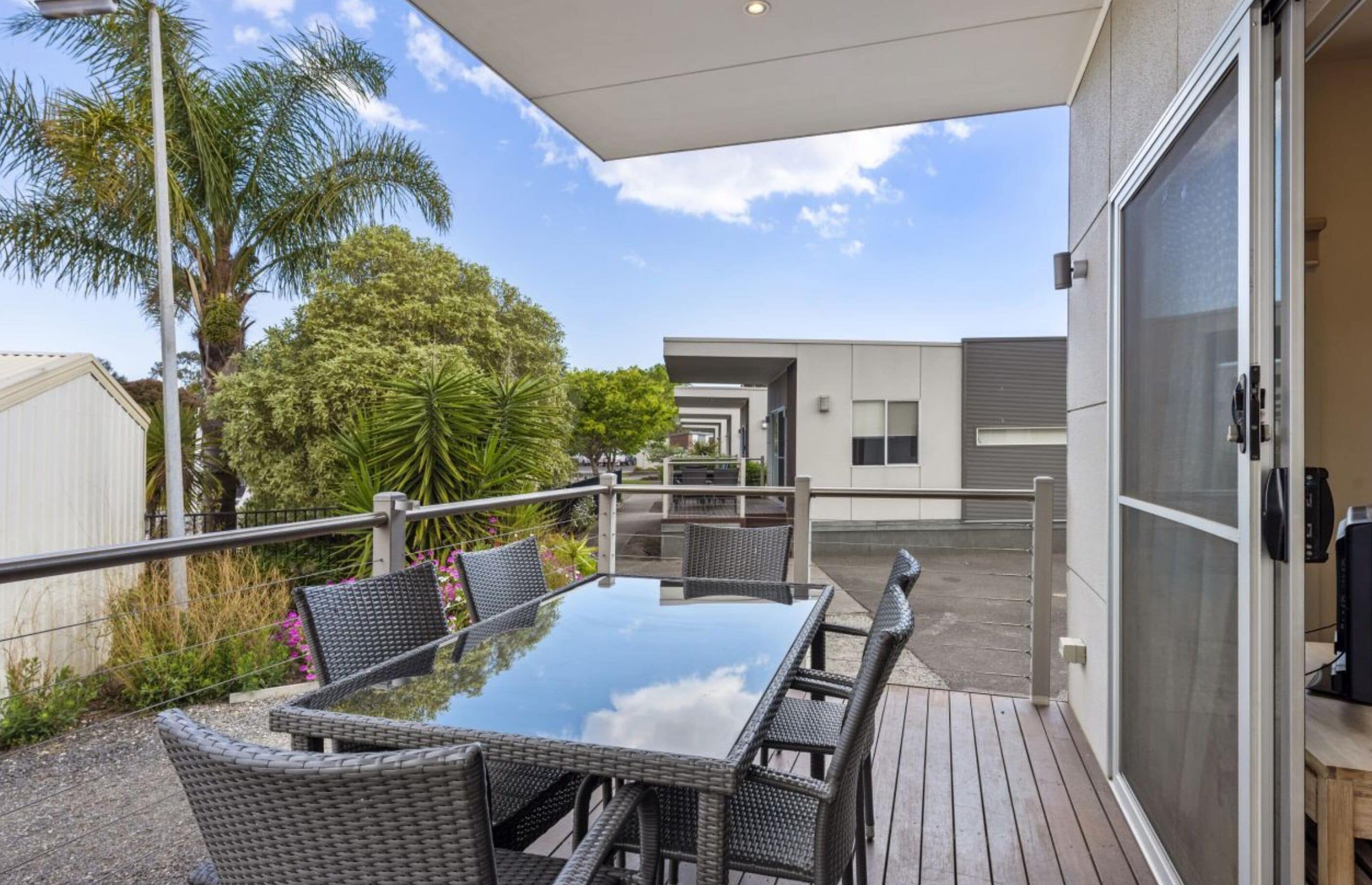 华丽小屋, 2 间卧室 (Sleeps 5) | 阳台景观