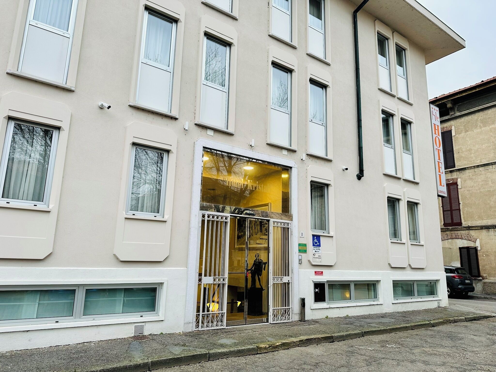 Entrée de l’hébergement