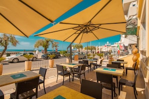 Breakfast, lunch served; Mediterranean cuisine, al fresco dining 