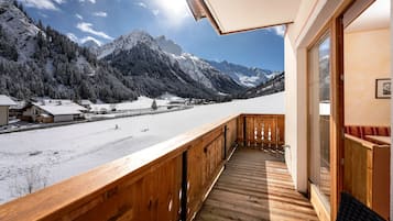 Familienapartment | Blick auf die Berge