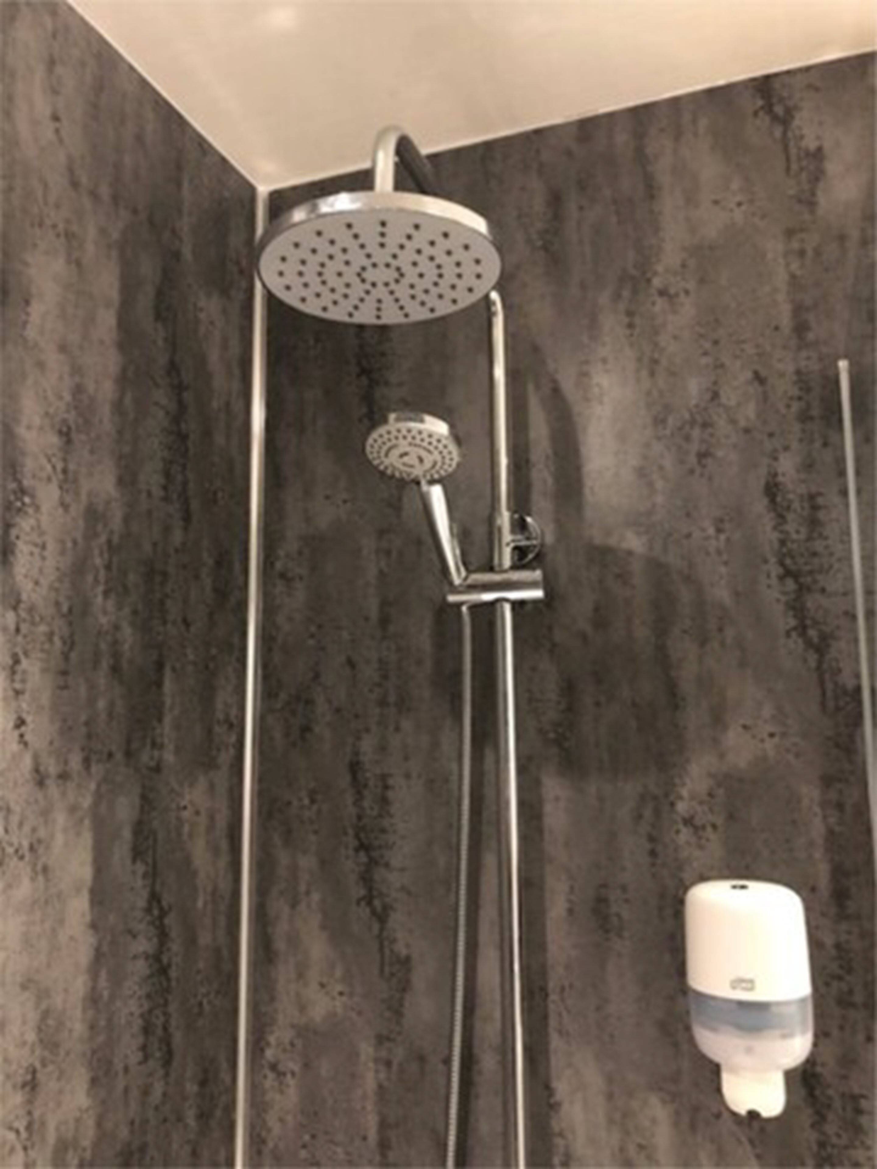 free toiletries, hair dryer, towels