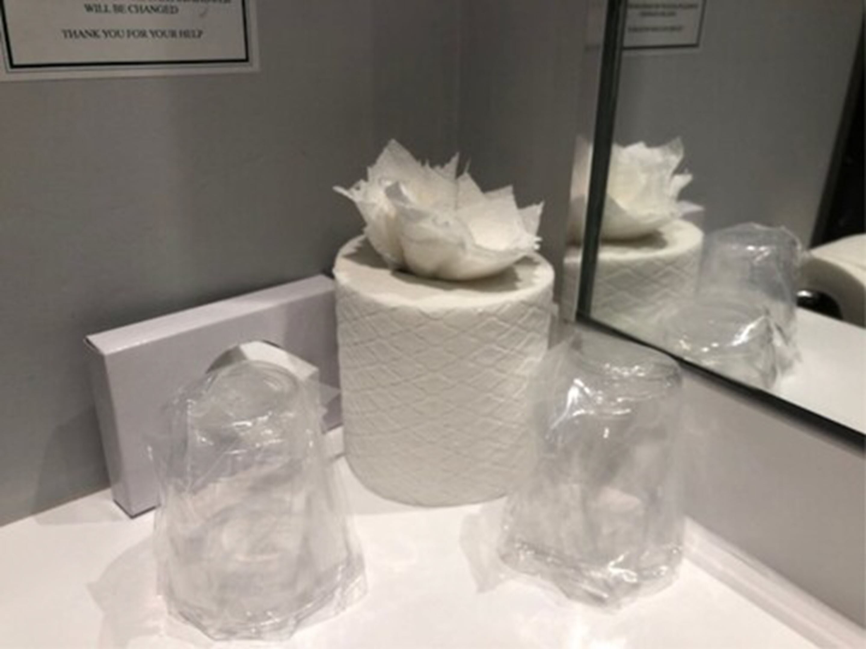 free toiletries, hair dryer, towels