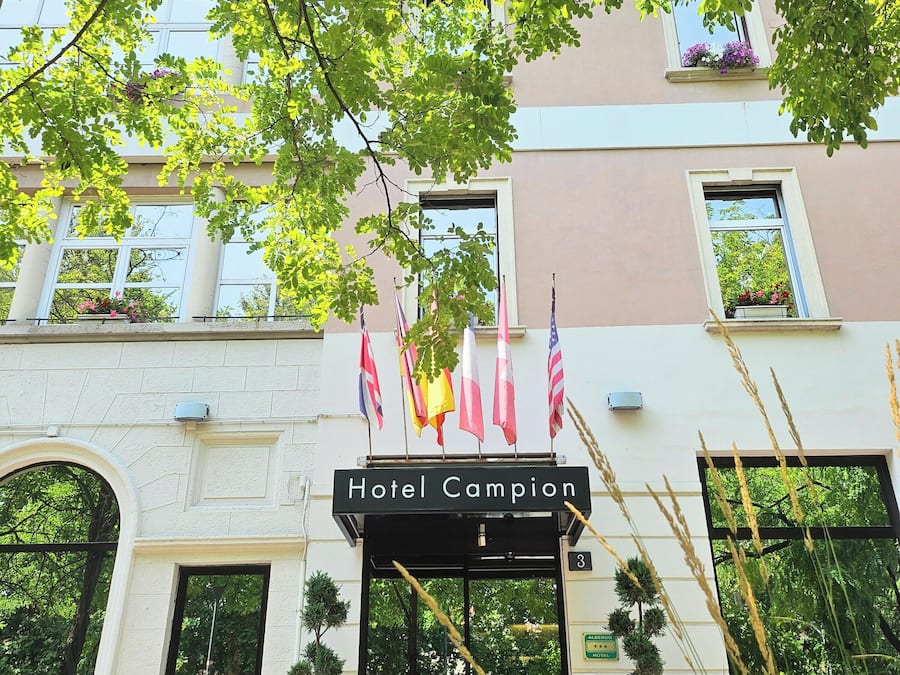 Façade de l’hébergement