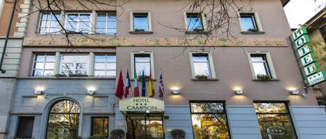 Fassade der Unterkunft