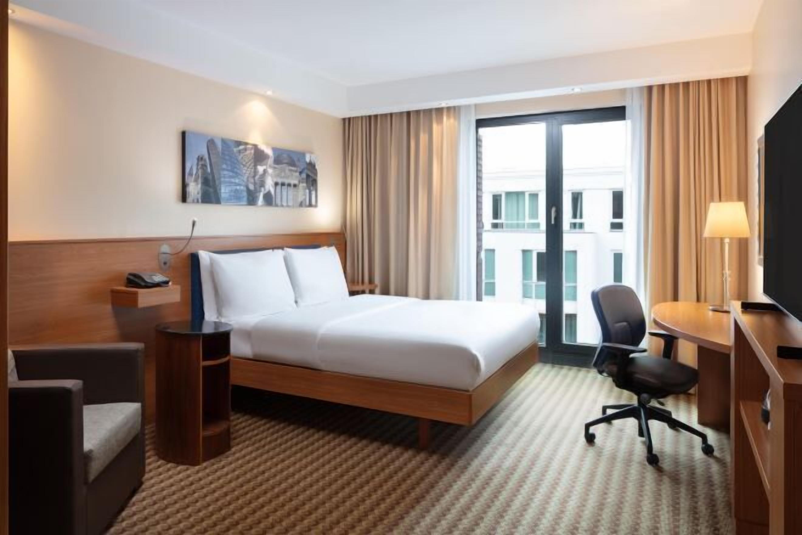 Hypo-allergenic bedding, blackout curtains, soundproofing