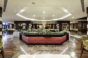 Daily buffet breakfast for a fee