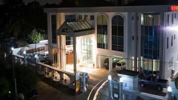 Front of property - evening/night