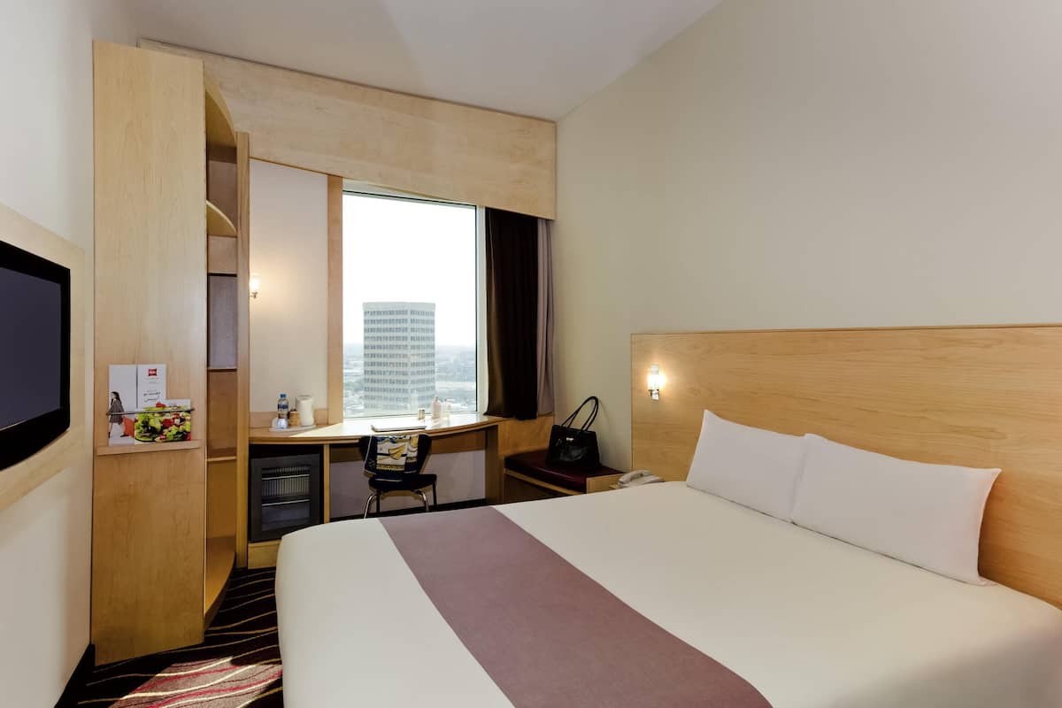 Panorama View with Amenities | In-room safe, desk, soundproofing, iron/ironing board