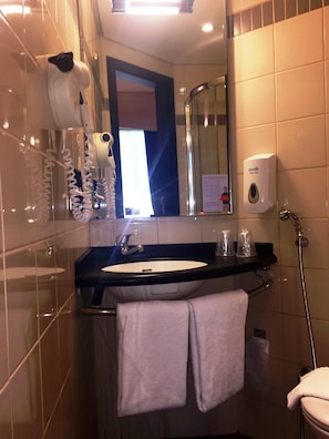 Standard Double Room, 1 Double Bed | Bathroom | Shower, eco-friendly toiletries, hair dryer, bidet