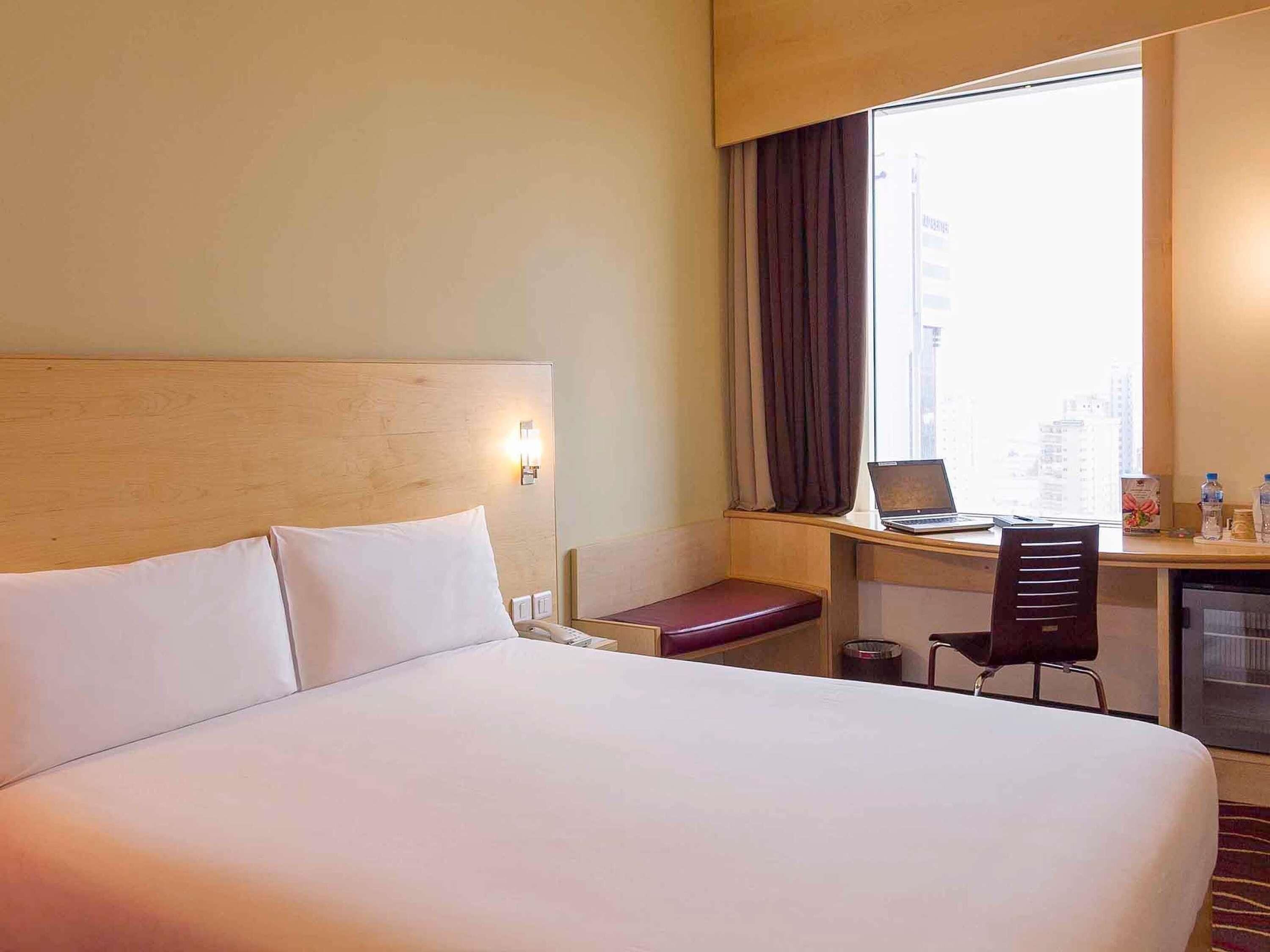 In-room safe, desk, soundproofing, iron/ironing board (on request)