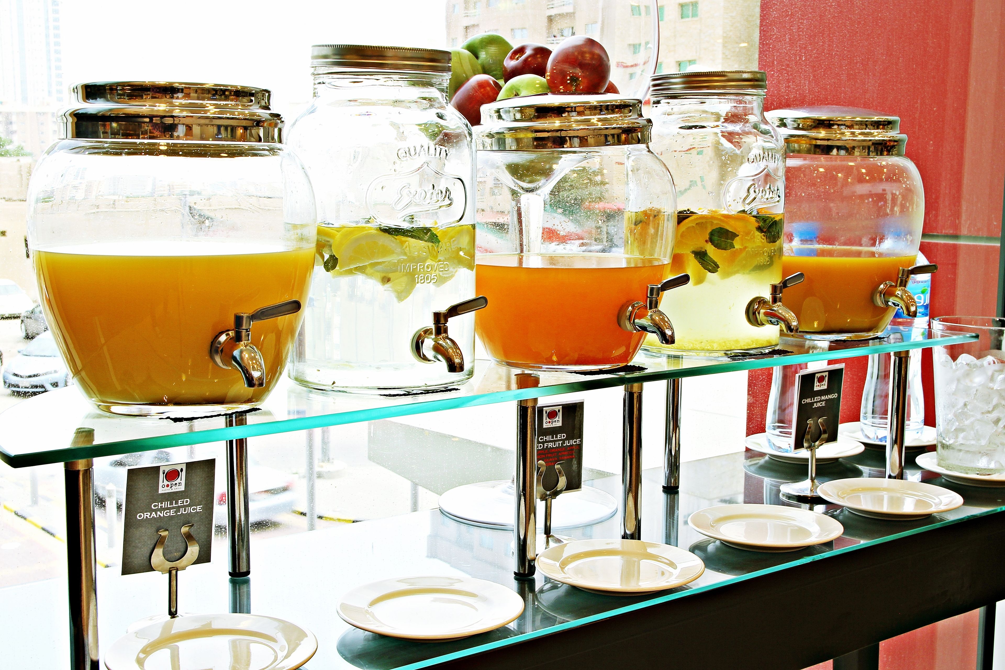 breakfast (kwd 5 per person)