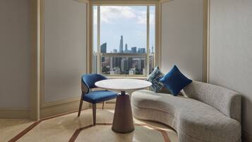 Minibar, in-room safe, desk, blackout curtains