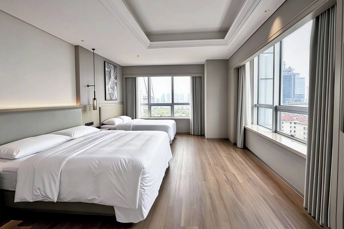 Minibar, in-room safe, desk, blackout curtains
