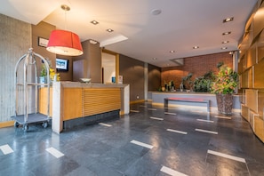 Quiosque de check-in/check-out