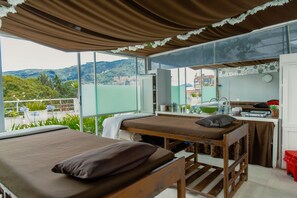 Whirlpool, Körperbehandlungen, Hydrotherapie, Körperpeelings