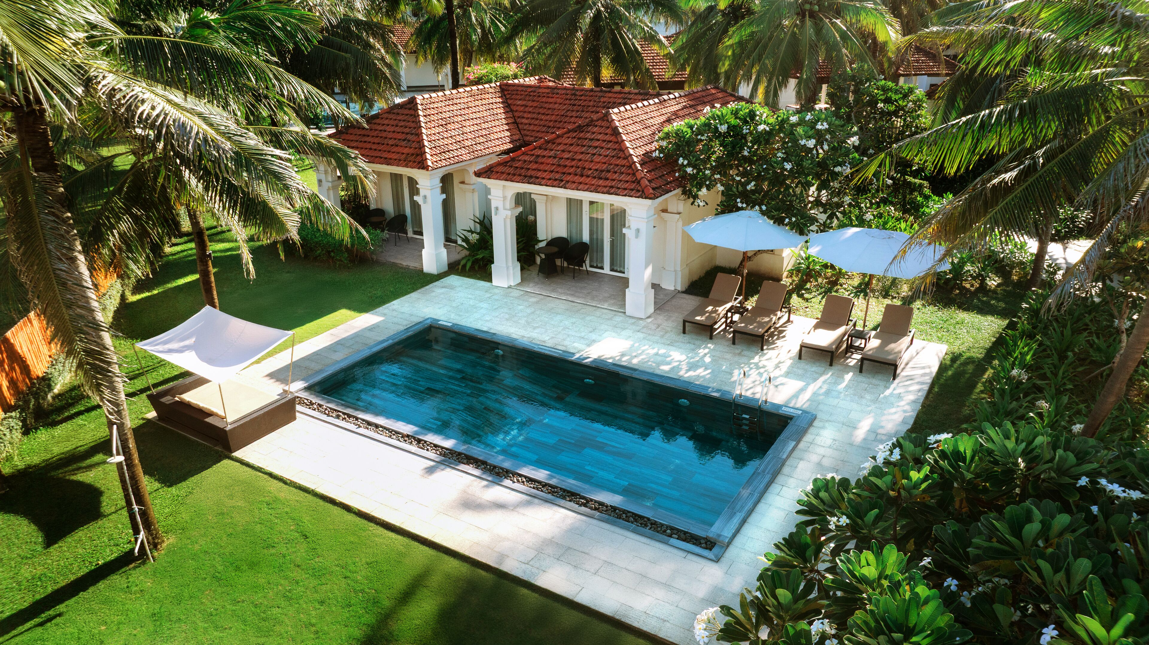 Villa, 2 Bedrooms, Private Pool, Garden View | Living area