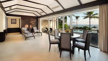 Grand Beach Villa | Living area | 32-inch LCD TV with cable channels, TV