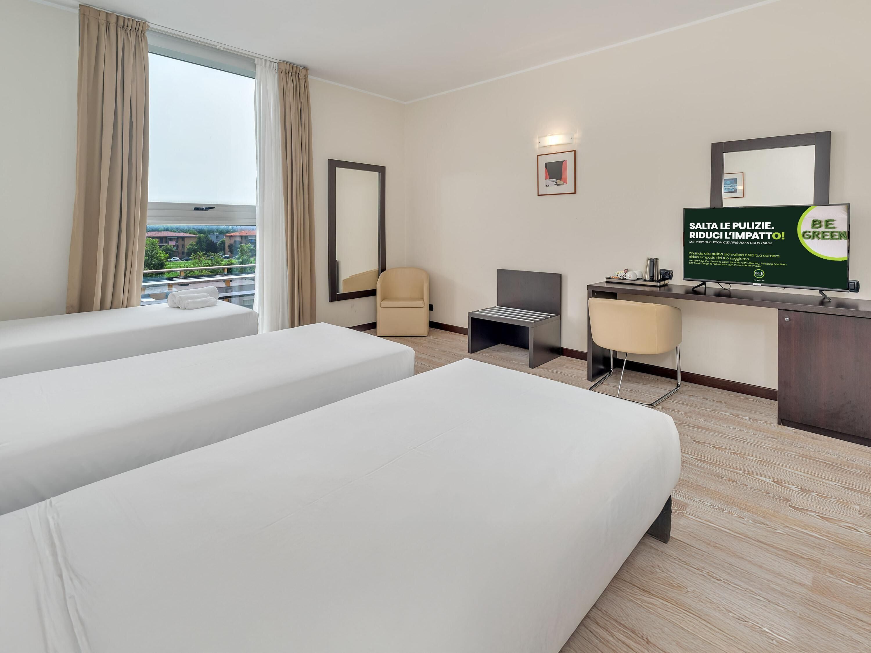 Biancheria da letto di alta qualità, una cassaforte in camera