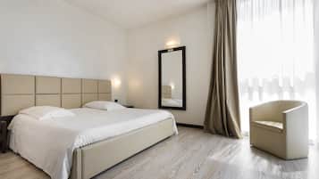 Biancheria da letto di alta qualità, una cassaforte in camera